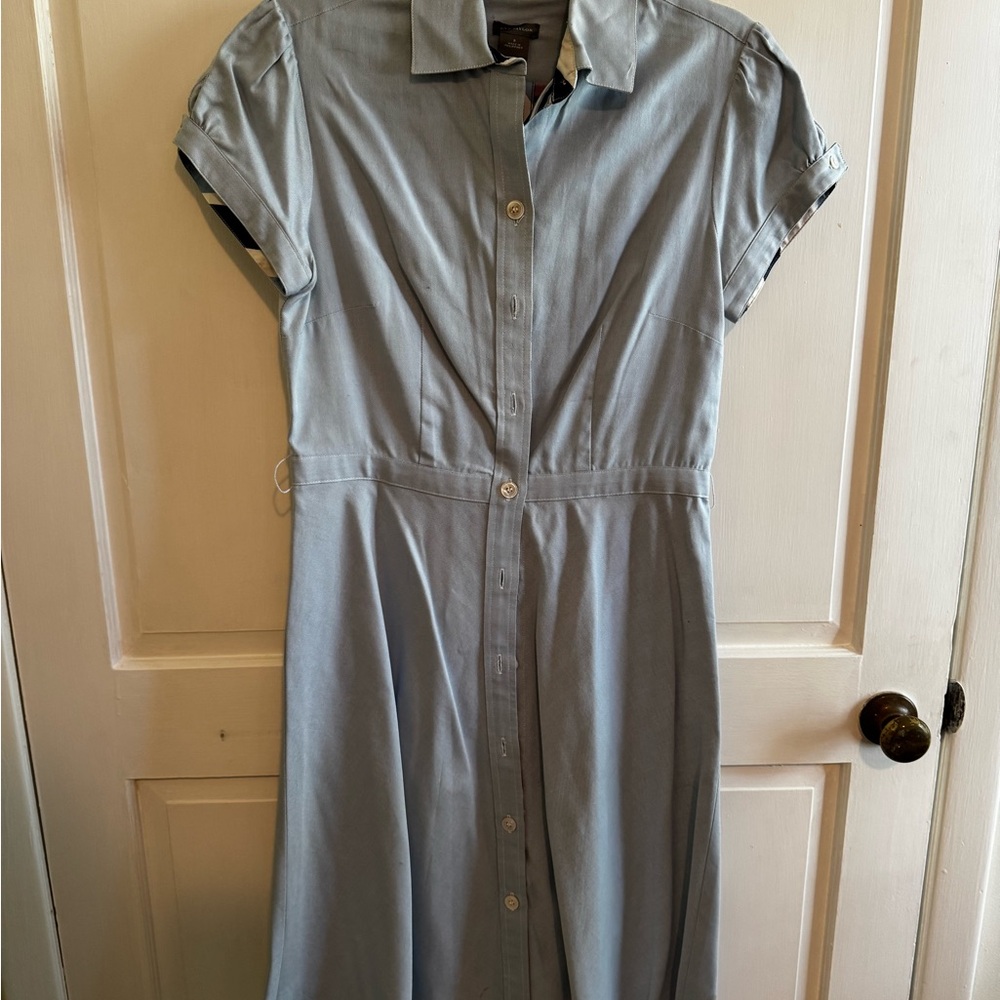 Ann Taylor Sky Blue Midi Dress
